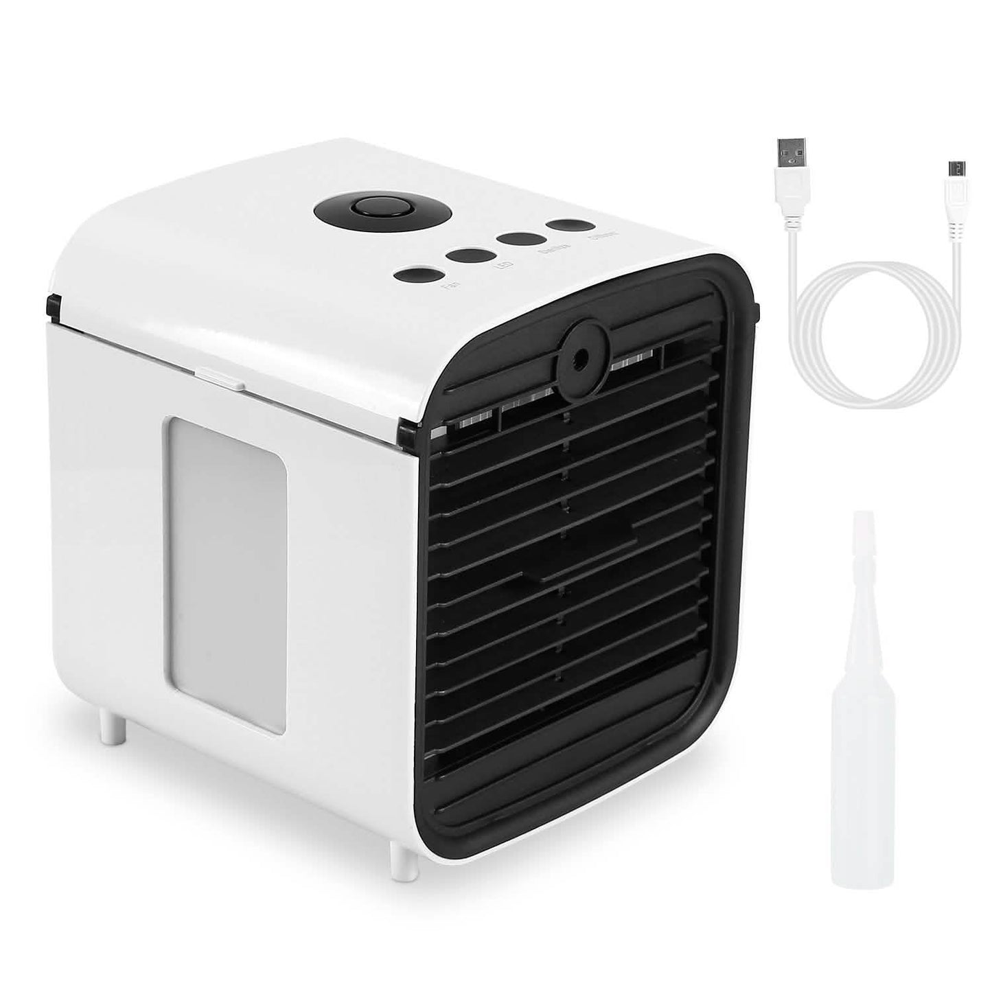 7-Color Change Portable Mini Air Conditioner Cooling Fan