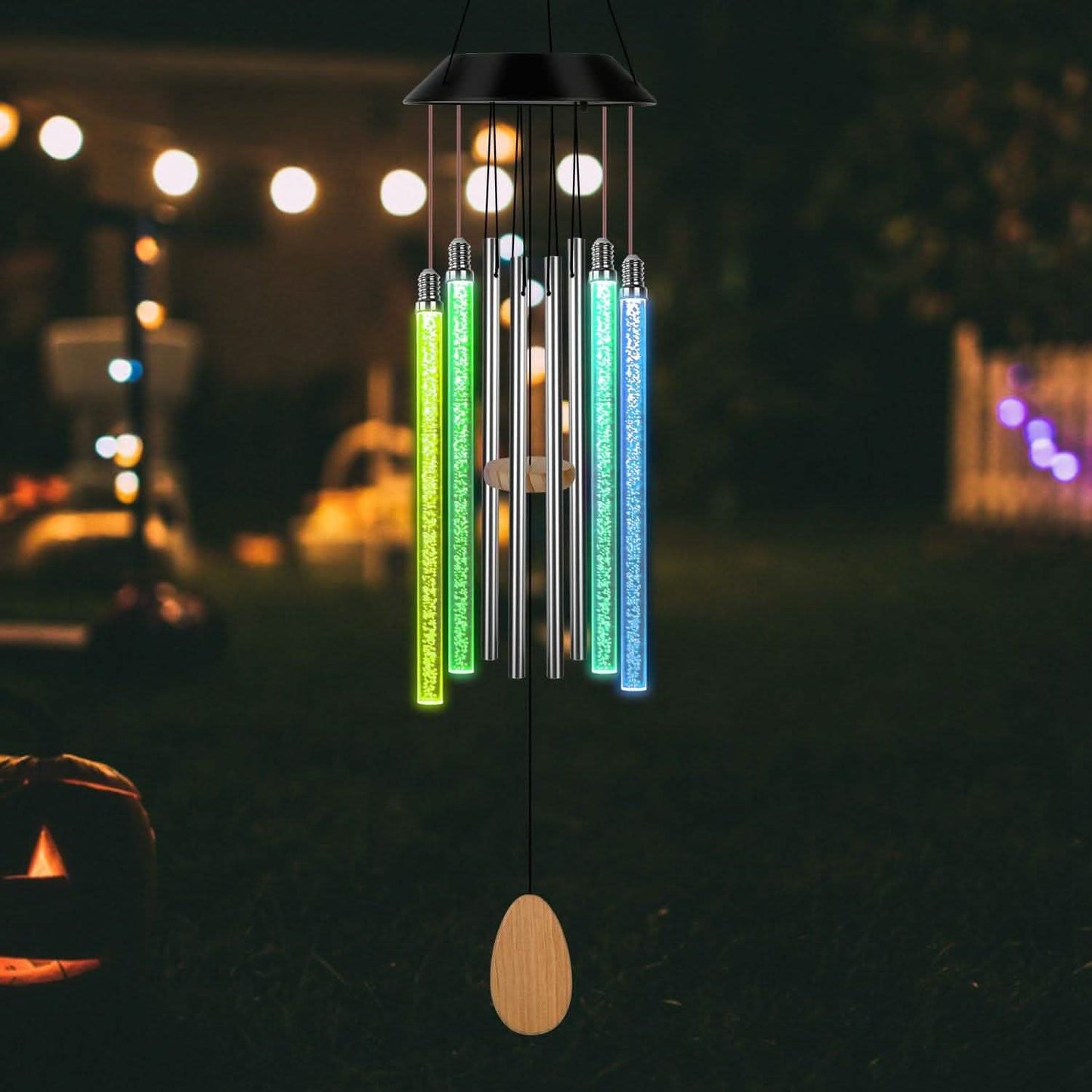 7 Color Changing Solar Wind Chime Lights