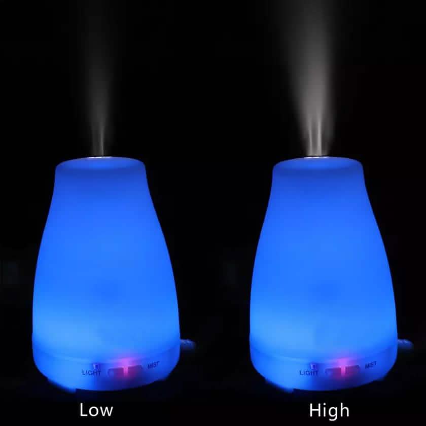 7 Color LED 200ML Ultrasonic Essential Oil Aroma Diffuser and Humidifier with Remote
