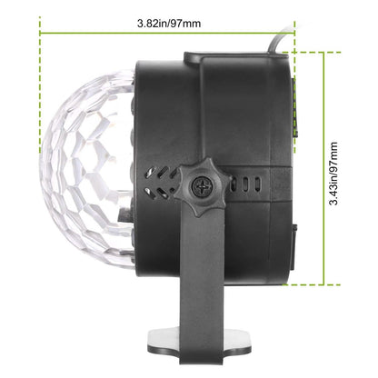 7 Colors Sound Activated Party Lights with Remote Control