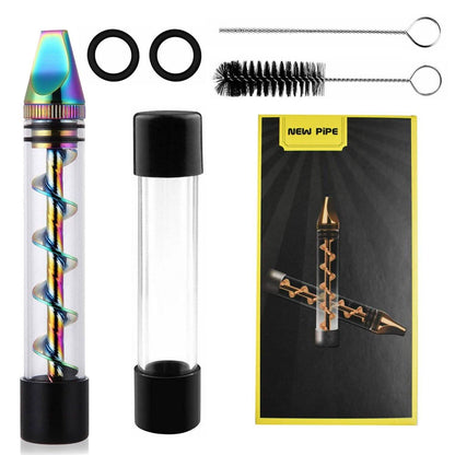 7-in-1 Grinder Blunt Kit with Smoking Metal Tip Cleaning Brush