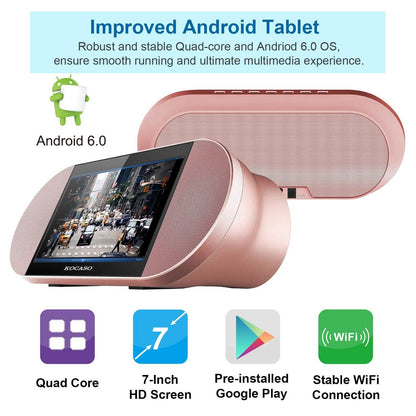 7-Inch Touch Screen Android Tablet PC with Wireless Speaker
