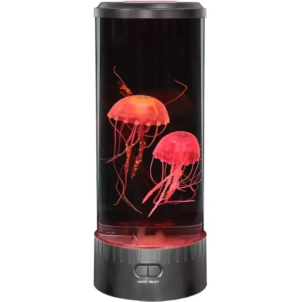7" Jellyfish Lava Lamp Aquarium - Vibrant LED Lighting with 7 Dynamic Color Changing Settings