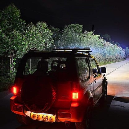 7" LED Light Bar Single Row Offroad Spot Lights