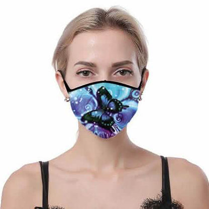 7-Pack: Butterfly Designed Fabric Masks