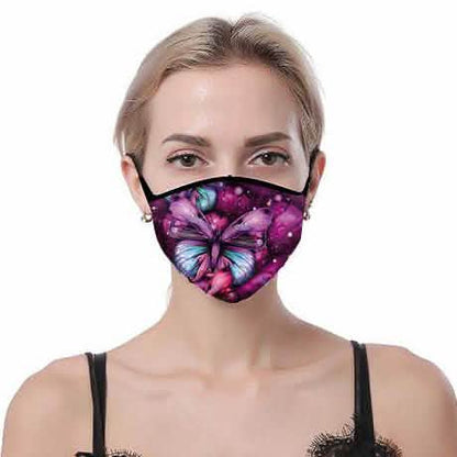 7-Pack: Butterfly Designed Fabric Masks