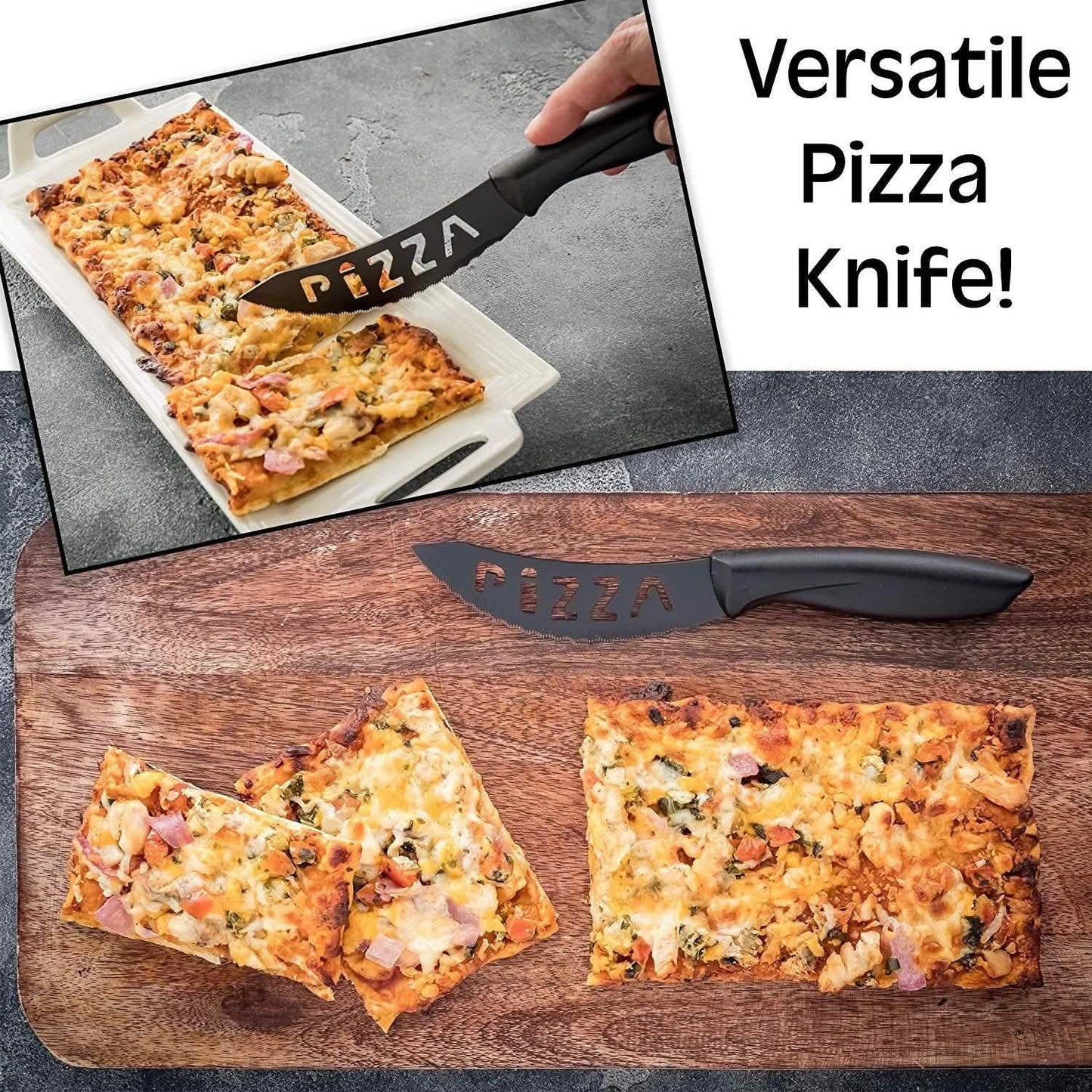 7-Piece Set: Chef Knife, Bread, Carving, Utility, Pairing, Cheese, Pizza