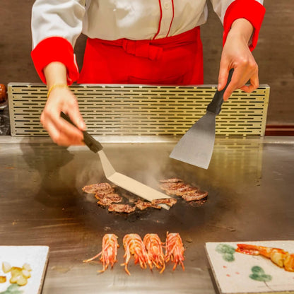 7-Piece Set: Stainless Steel BBQ Grilling Utensil Tools