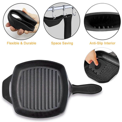 7-Piece: Silicone Hot Handle Holder