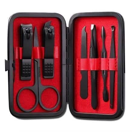 7-Piece: Stainless Steel Manicure Pedicure Kit