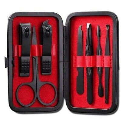 7-Piece: Stainless Steel Manicure Pedicure Kit