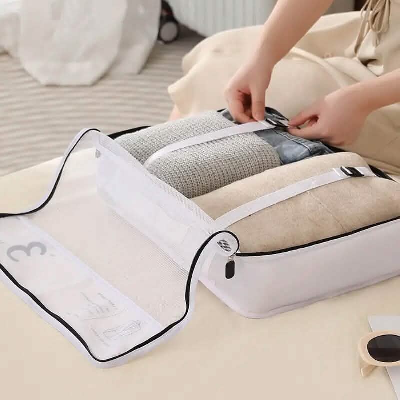 7-Piece: Travel Packaging Cube Bags