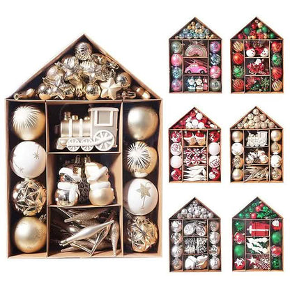 70-Pieces Set: Christmas Tree Decorations Christmas Ball