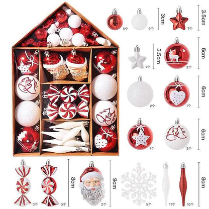 70-Pieces Set: Christmas Tree Decorations Christmas Ball