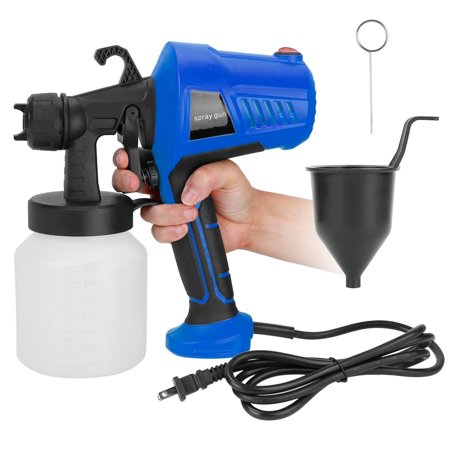 700W Electric Paint Sprayer Handheld HVLP Spray Painter