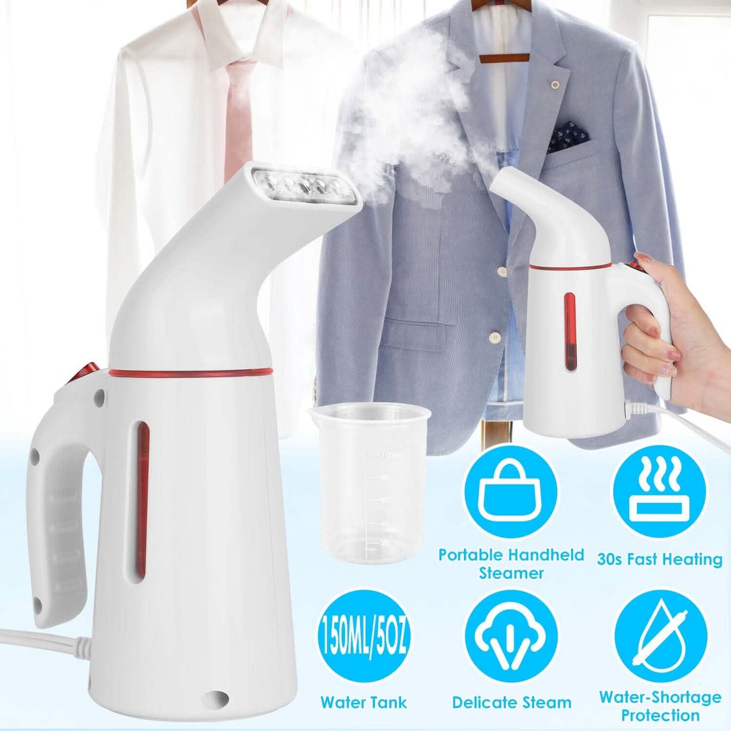 700W Portable Garment Steamer