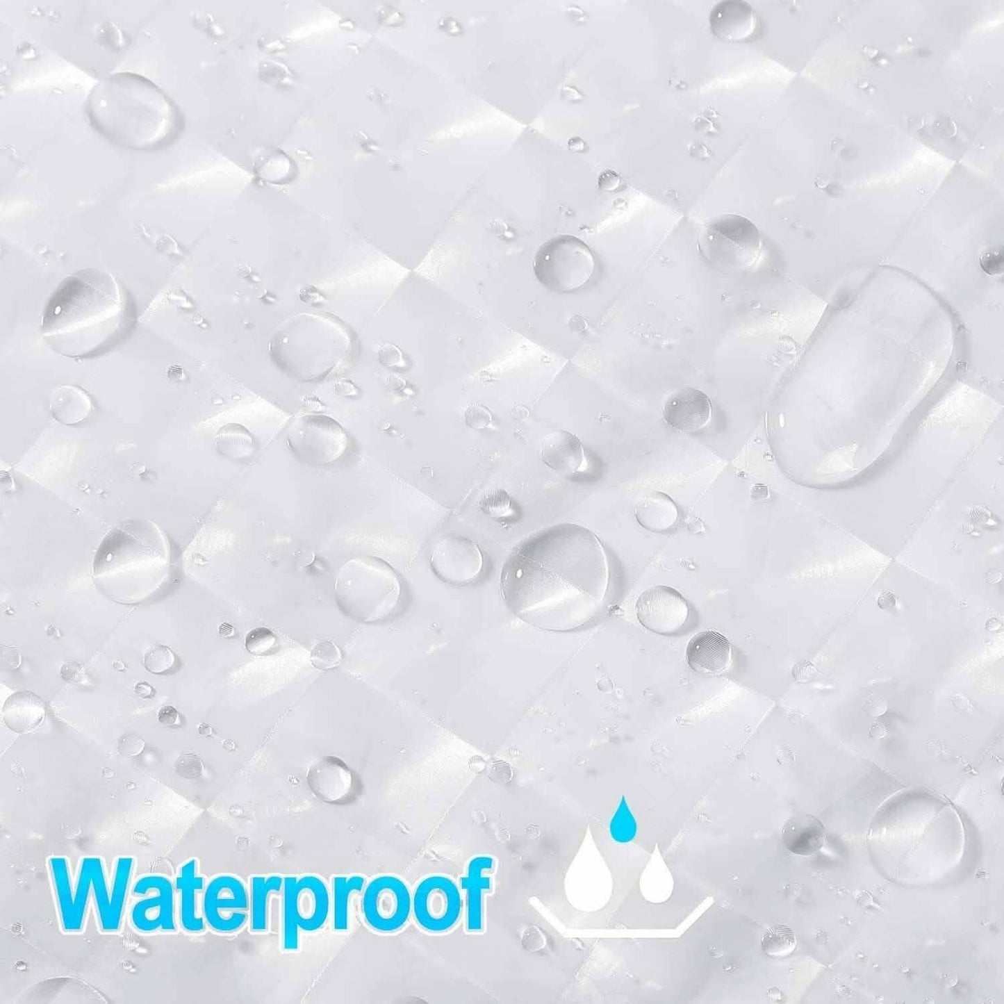 72 Inch FITNATE EVA Shower Clear Curtain Liner