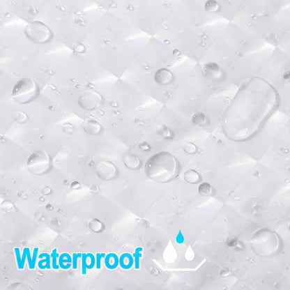 72 Inch FITNATE EVA Shower Clear Curtain Liner