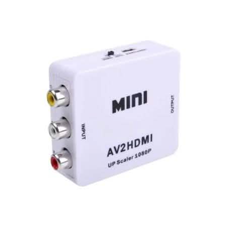 720p 1080p Upscaler Mini Composite AV CVBS 3RCA to HDMI Video Converter Adapter