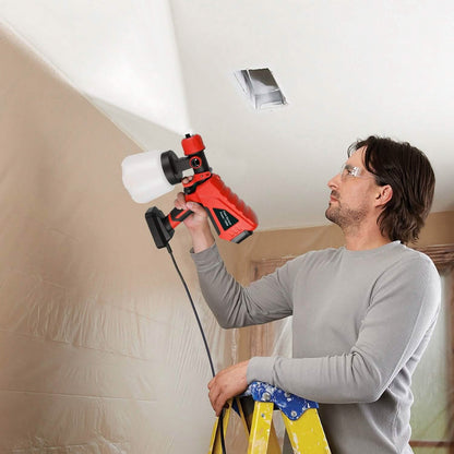 750W Electric Paint Sprayer Handheld with 3 Spray Patterns