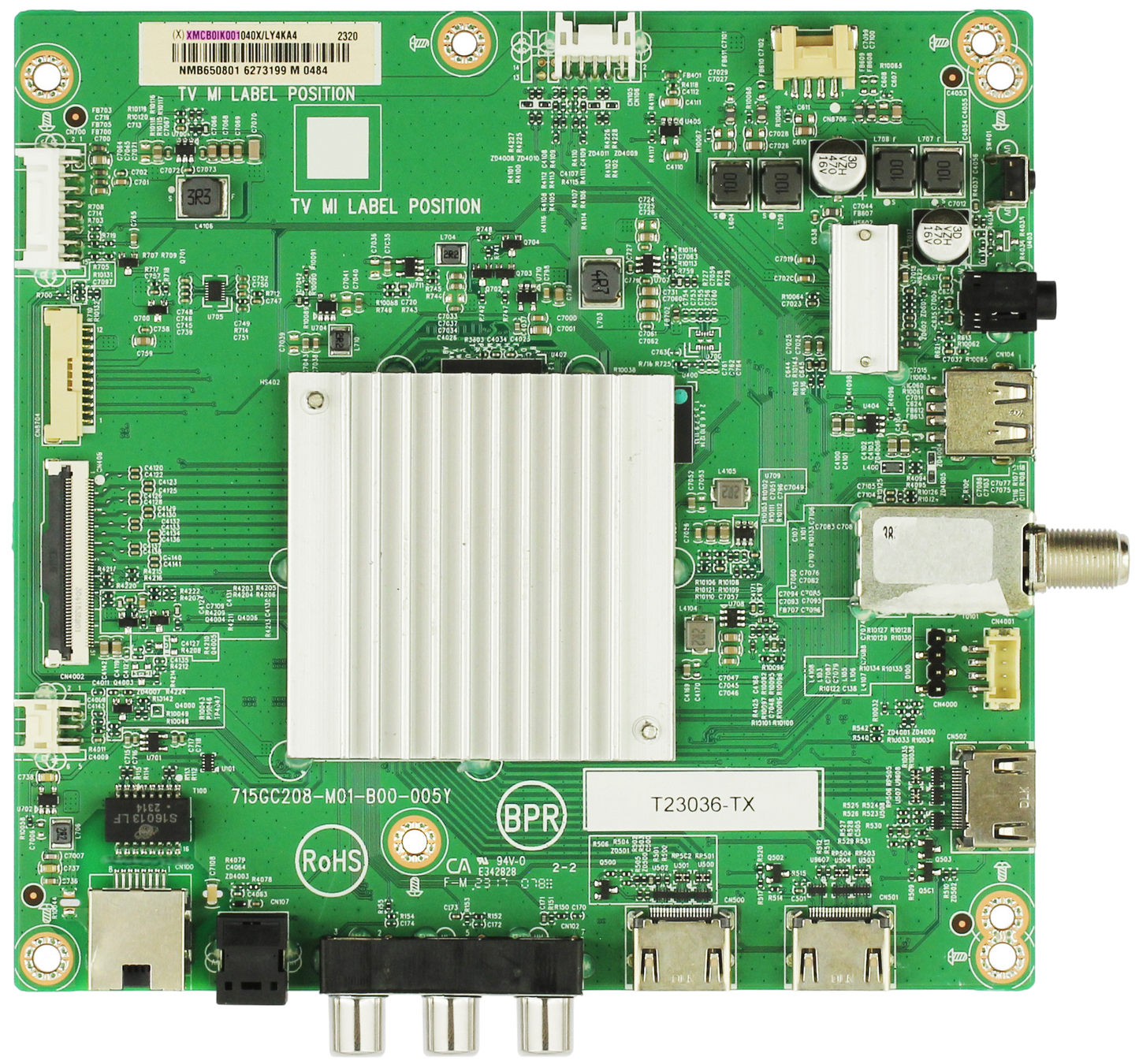 756TXMCB0IK001 Element Main Board, (X)XMCB0IK001040X, 715GC208-M01-B00-005Y, LY4KA4, T23036-TX, E500AC65C