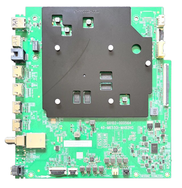 G0301-000613-Z00 TCL Main Board, G0301-000613-Z00, G0102-000564, 40-M653GI-MAB2HG, 75QM6K, 85QM6K, 85QM61K, 85QM63K, 65QM6K