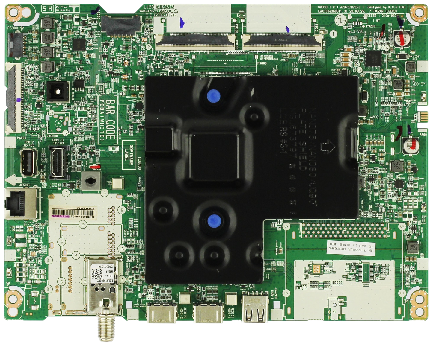 LG EBT67926902 Main Board for 75UT7550AUA