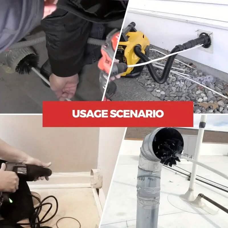 8 Ft. Dryer Vent Cleaning Brush
