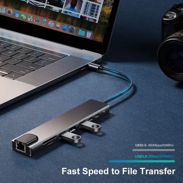 8-in-1 USB 3.0 Hub