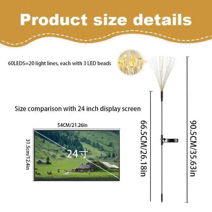 8 Lighting Modes Solar Festival Viewing Decorative Outdoor Lights