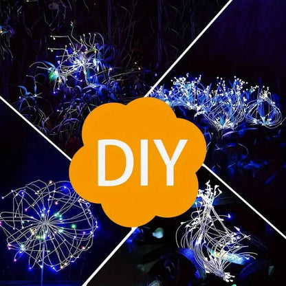 8 Lighting Modes Solar Festival Viewing Decorative Outdoor Lights