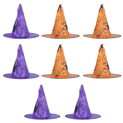 8-Pack: 13ft Witch Hat Hanging String LED Light