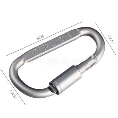 8-Pack: Aluminum Outdoor Carabiner
