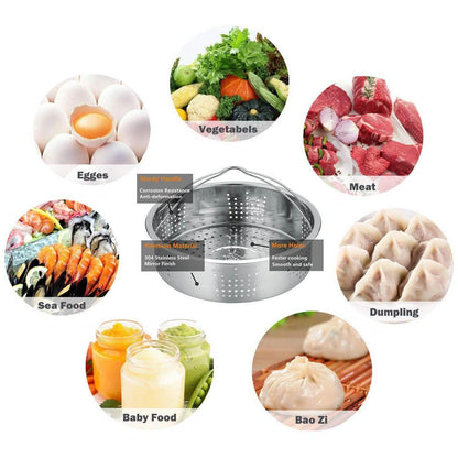 8-Pack: Steamer Basket Egg Steam Rack Camping Cooking Set