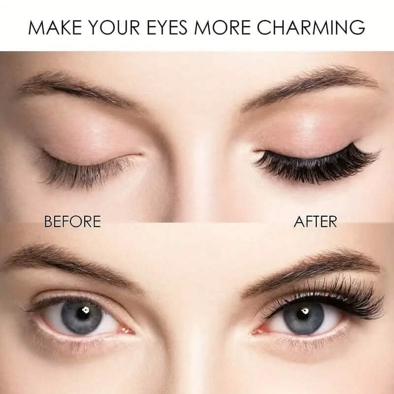 8-Pairs: Reusable Magnetic Dual 3D False Eyelashes Kit