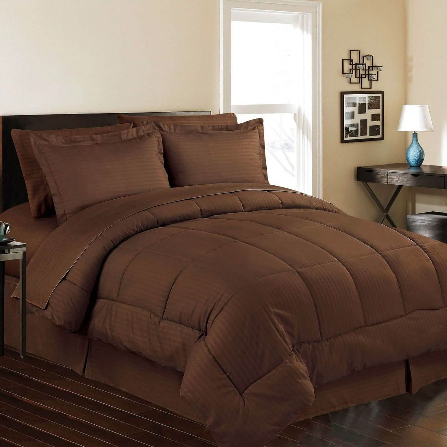 8-Piece: Embossed Bed Set