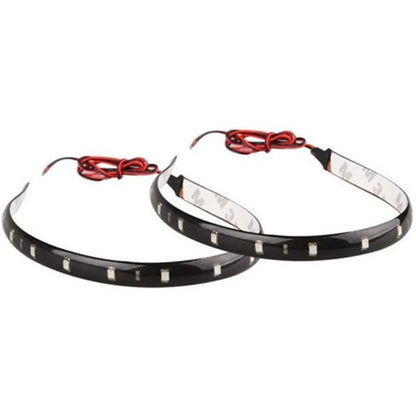 8-Piece: Flexible Waterproof LED Strip Light for Car
