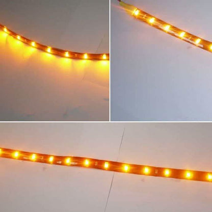 8-Piece: Flexible Waterproof LED Strip Light for Car