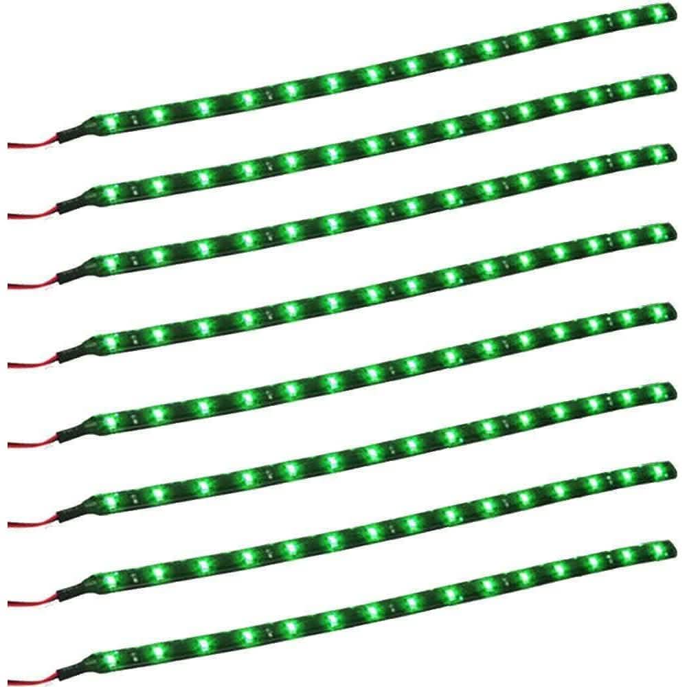 8-Piece: Flexible Waterproof LED Strip Light for Car