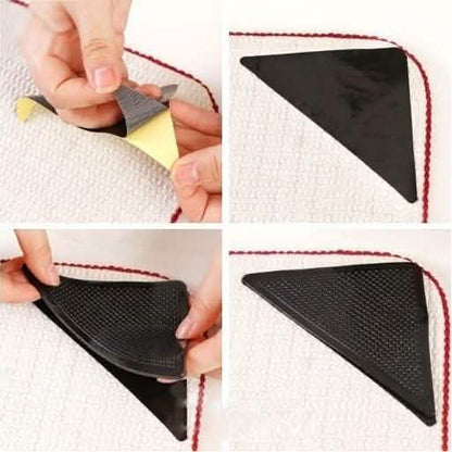 8 Piece: Non-Slip Silicone Mat Grippers