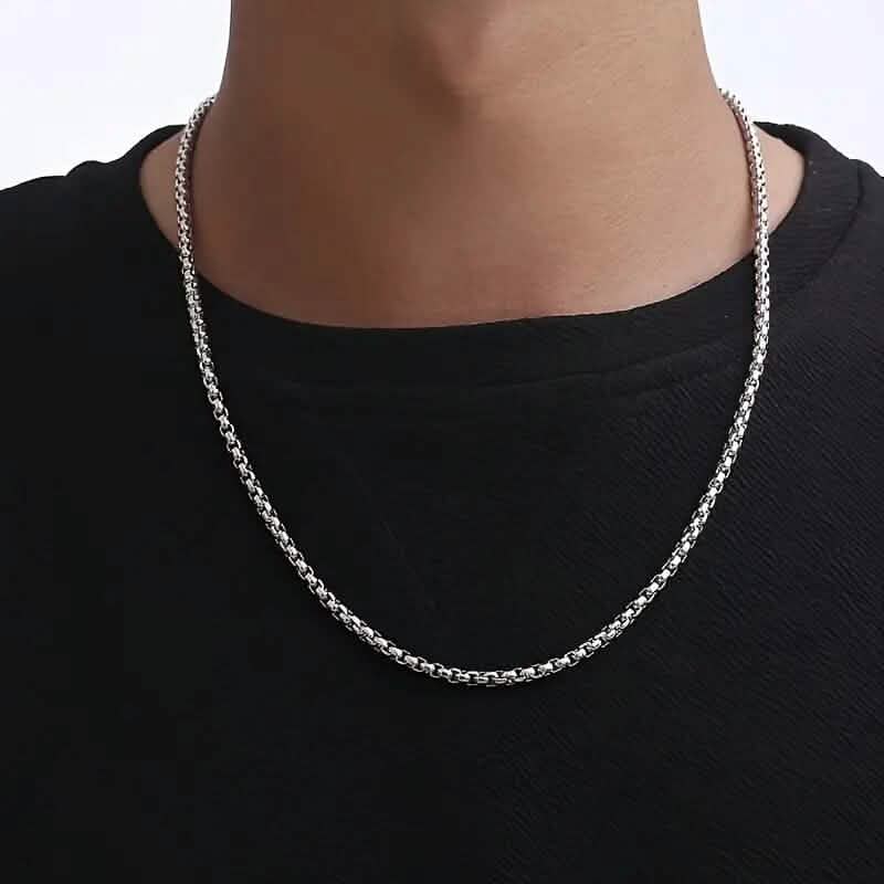 8-Piece Set: Stainless Steel Fashion Necklaces