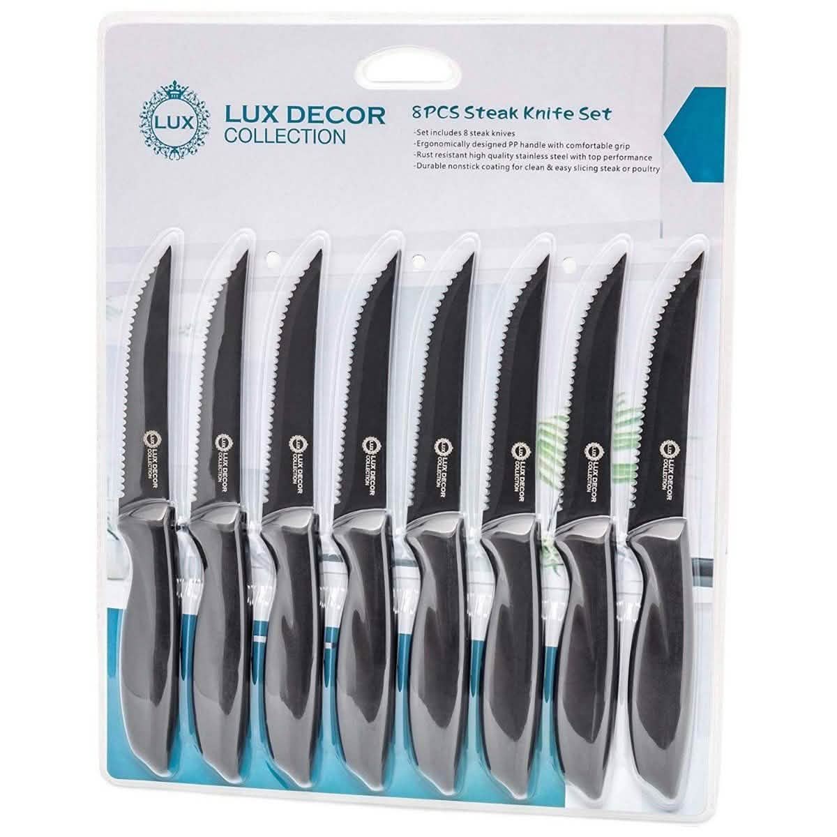 8-Piece Set:  Stainless Steel Knives set
