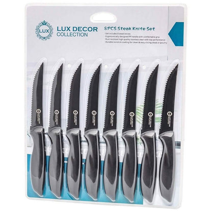 8-Piece Set:  Stainless Steel Knives set