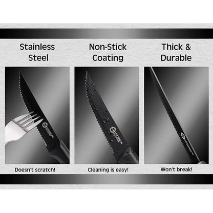 8-Piece Set:  Stainless Steel Knives set