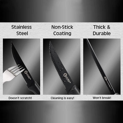 8-Piece Set: Steak Knife Stainless Steel