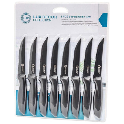 8-Piece Set: Steak Knife Stainless Steel
