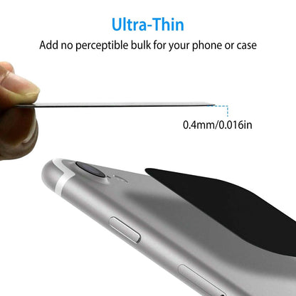 8-Piece: Universal Metal Plates with Strong Adhesive