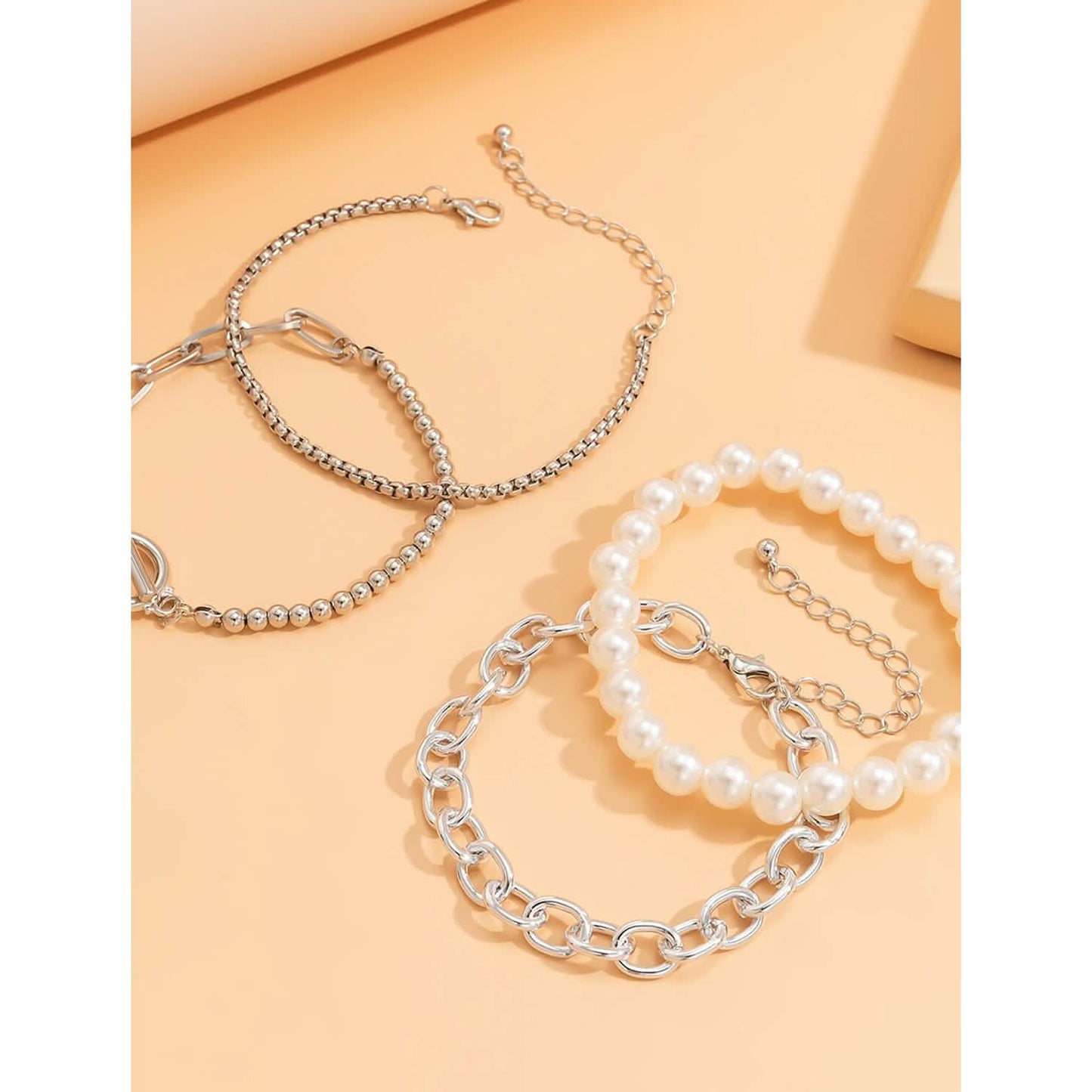 8-Piece: Women's Modern Street Geometric Bracelet