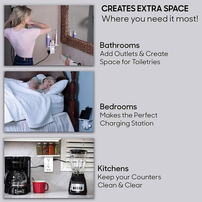 8-Port Multi-Function US Standard Socket