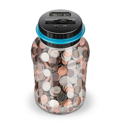800+ Coin Capacity Digital Counting Money Jar